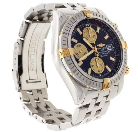 breitling two tone chronomat evolution|Breitling Chronomat 42 men's watch.